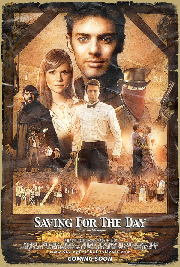 Saving For The Day is a multi-genre independent feature film currently in postproduction. It is slated for completion later this year.
