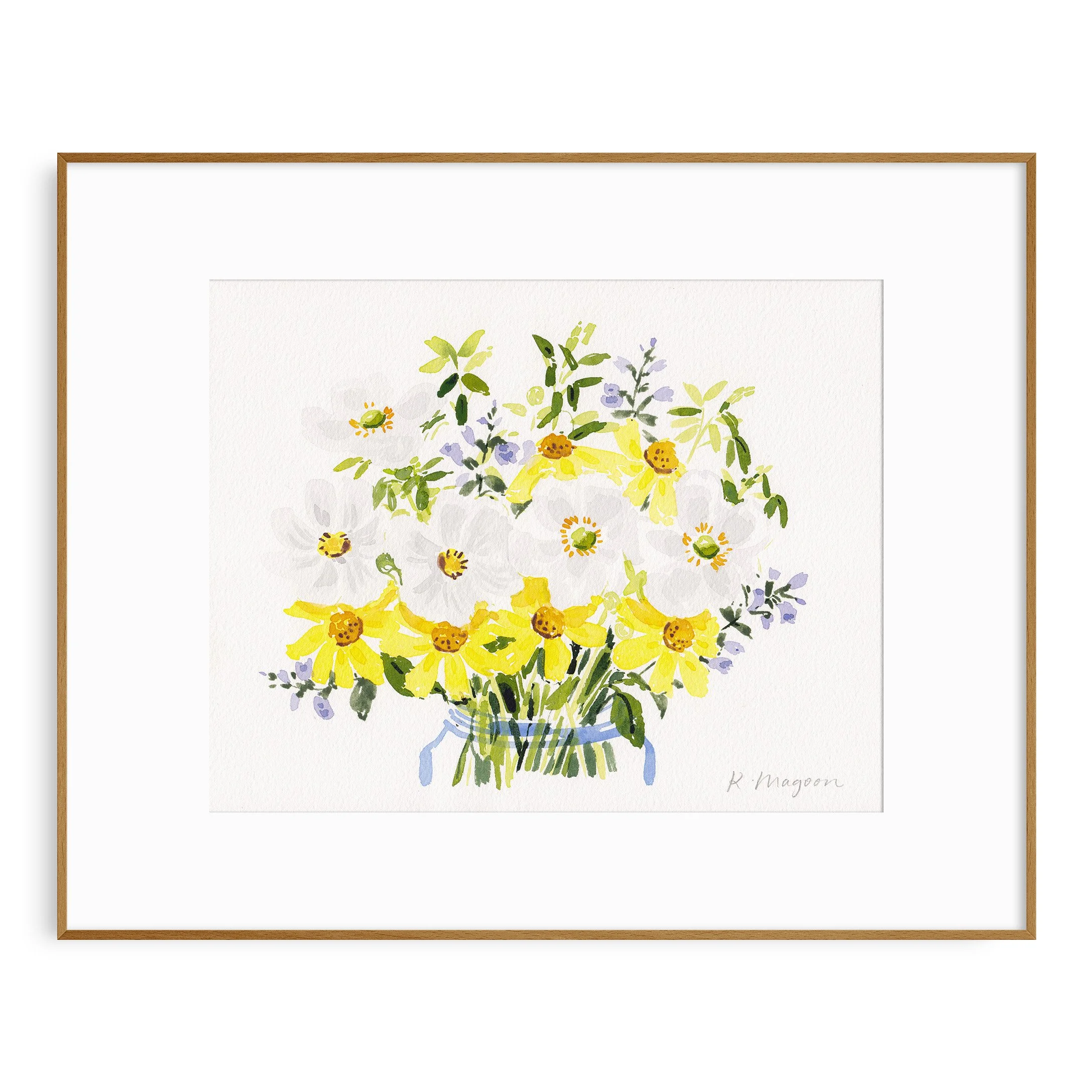 AnemonesAndFalseSunflowers_Framed.jpg