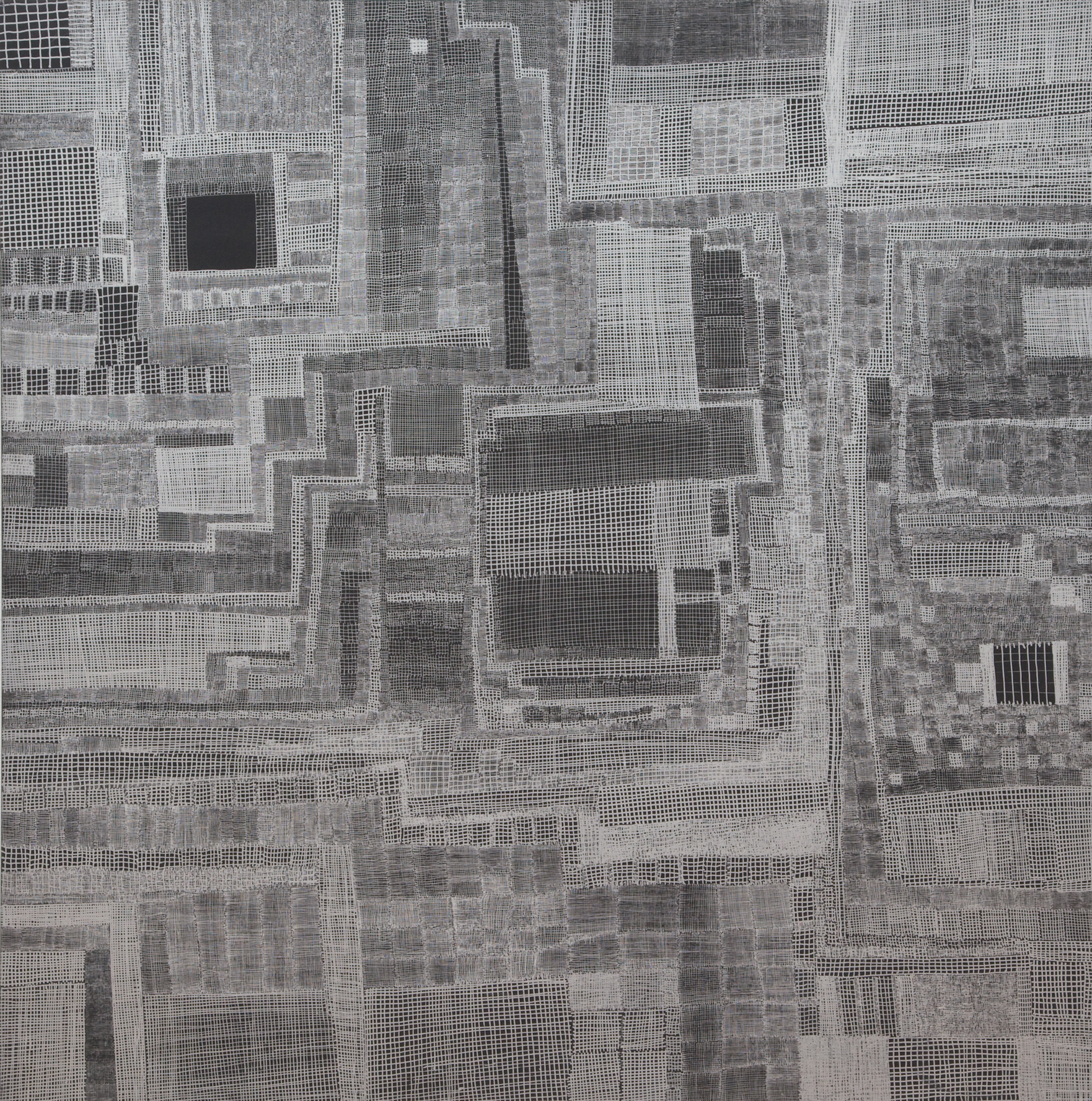 914_City Scapes_pen on panel_30 x 30_1999.jpg