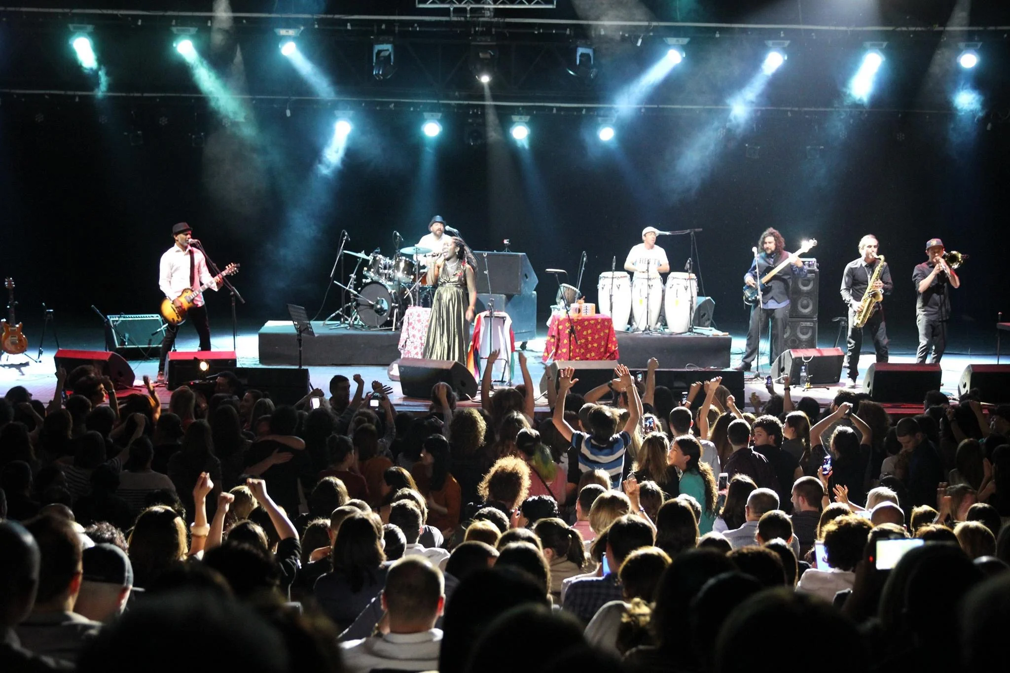 Iyeoka and the rock by funk tribe | Tbilisi Concert Hall. May 24, 2015