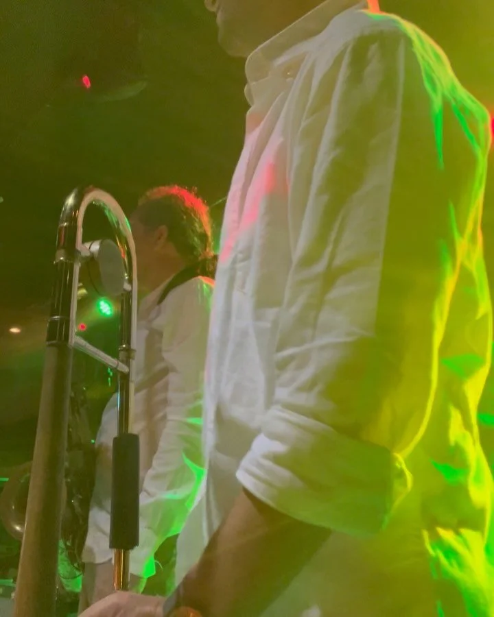 In September, I had the joy and honor of playing with @clintonfearon alongside my friends @nayarockers. I&rsquo;ve been listening to Clinton&rsquo;s music since high school, so this New England run was special.