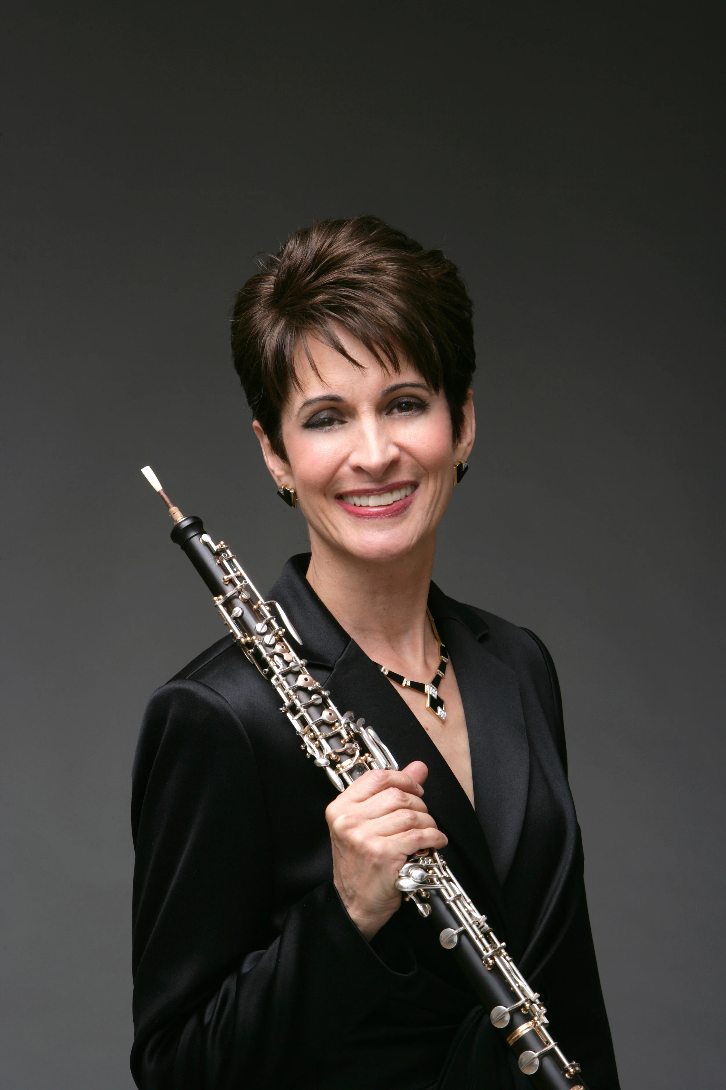 Elaine Douvas, principal oboist of the Met; photo credit, John Abbott
