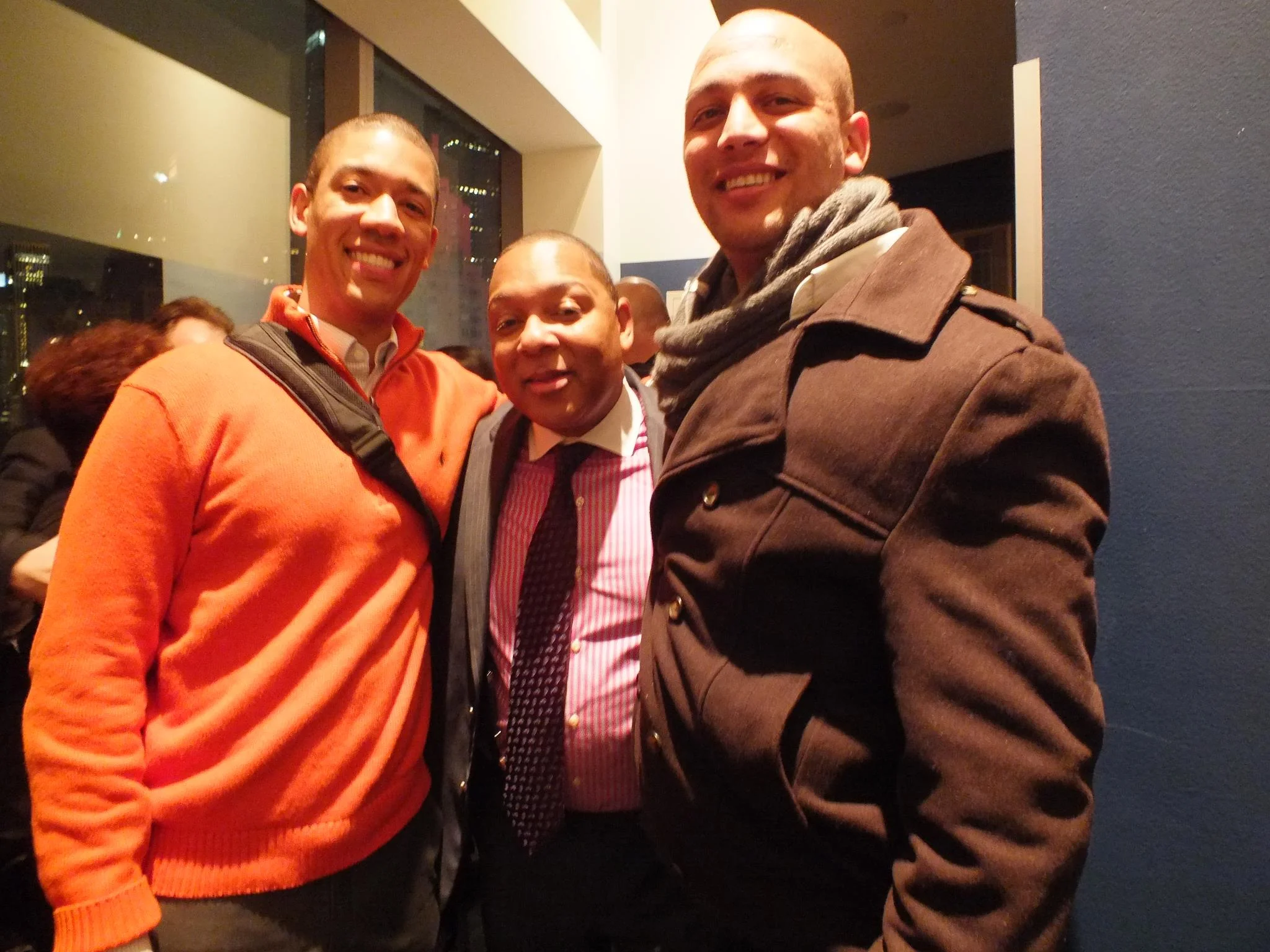 Left to Right: Weston Sprott, Wynton Marsalis, and Angus Petersen