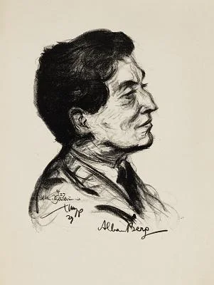 Alban Berg by Emil Stumpp, 1927. Deutsches Historisches Museum.