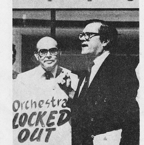 AFM President Victor Fuentealba and Sandor Balint in the August 1980 issue of Allegro Magazine