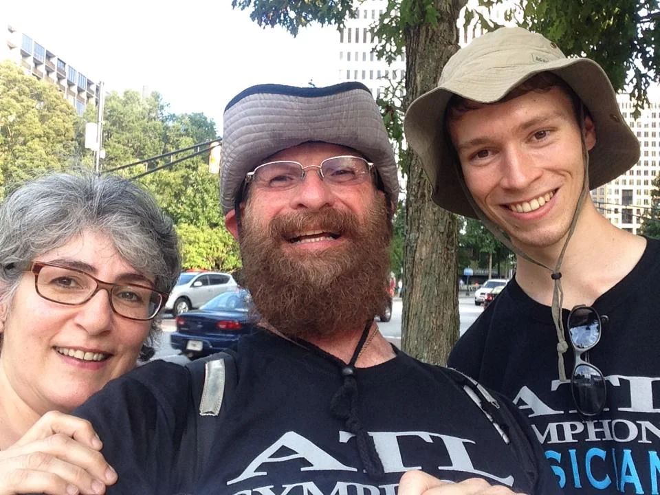 (L-R) Atlanta Symphony bassoonists Laura Najarian, Juan de Gomar, and Keith Buncke