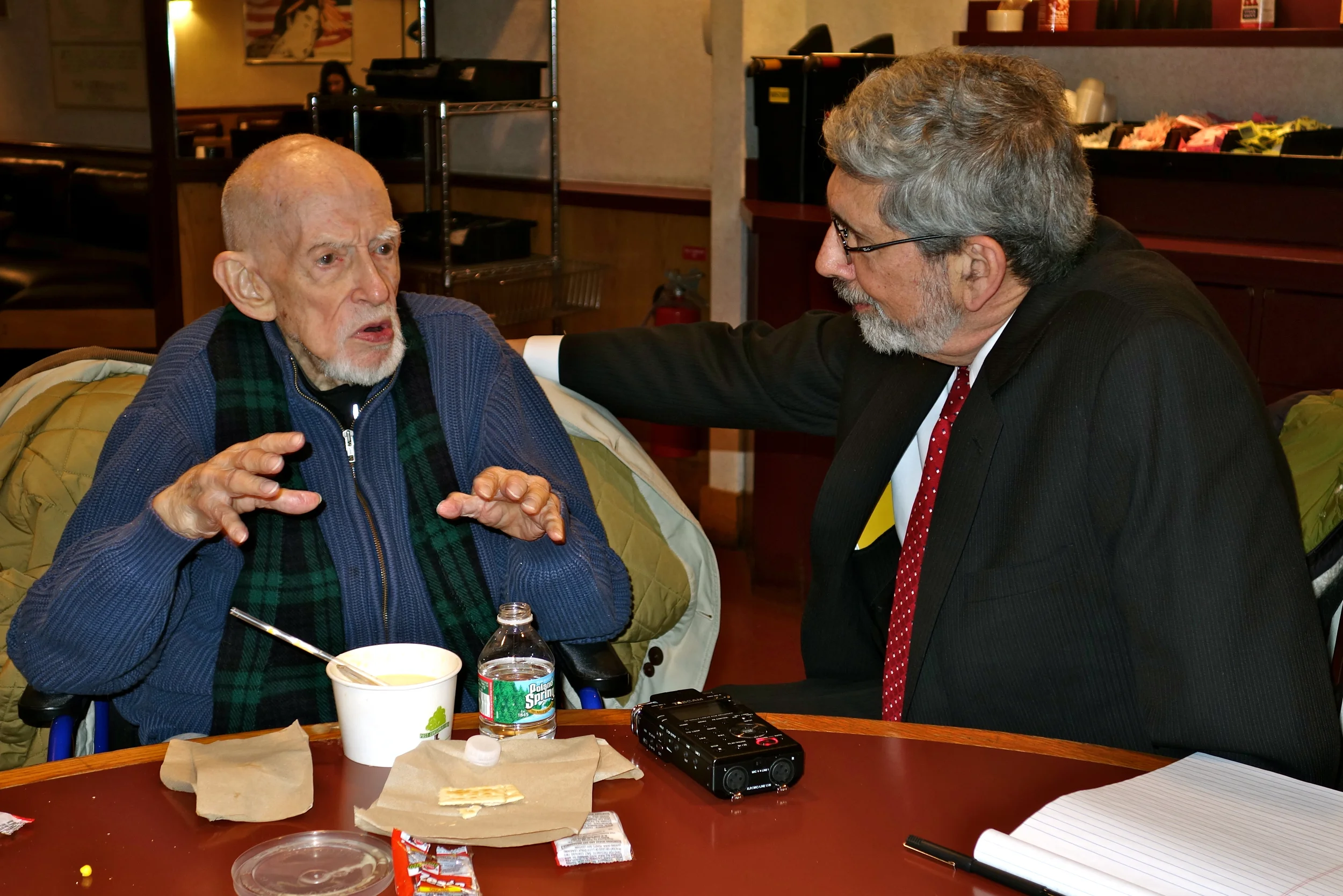 Elster with Orchestra Manager Bob Sirinek.