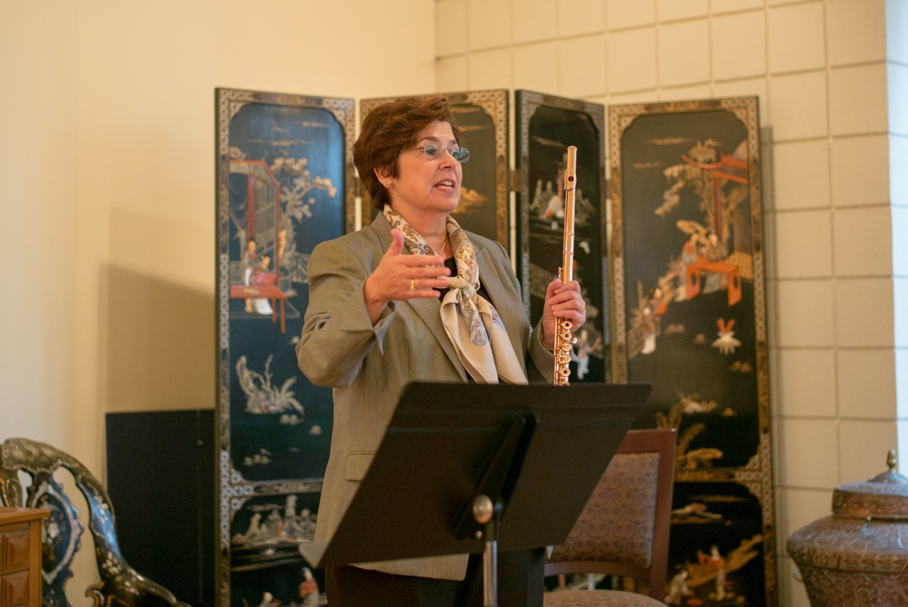 Master class at the Boston Flute Academy