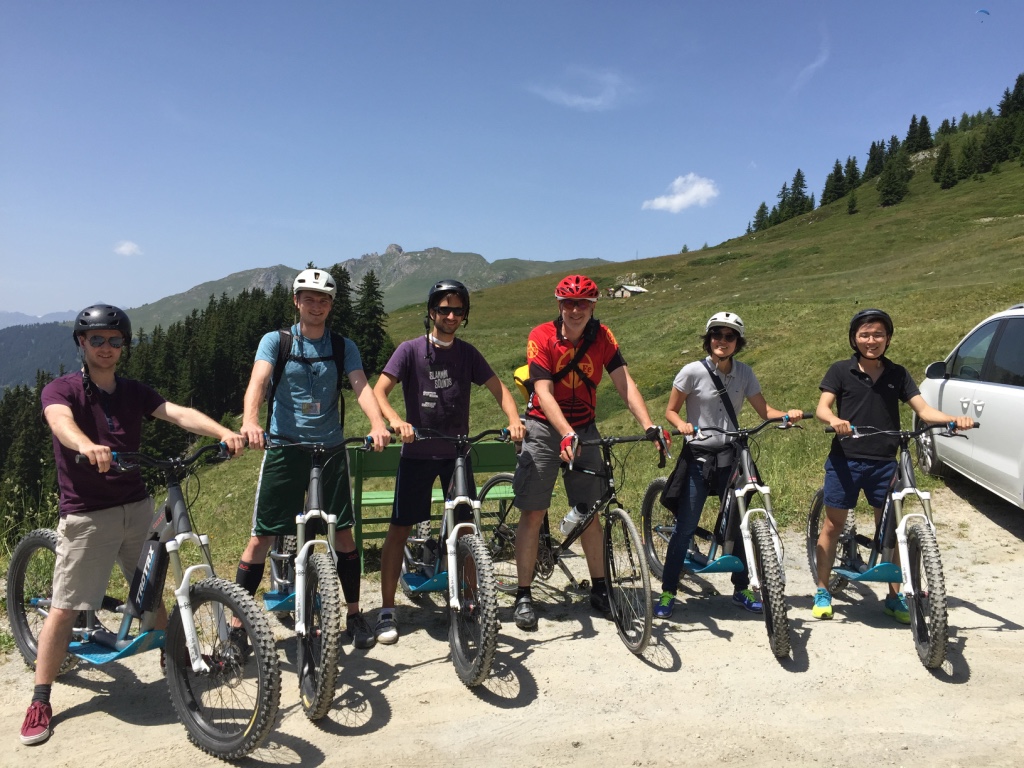 The 2015 VFO percussion section on their annual scooter ride