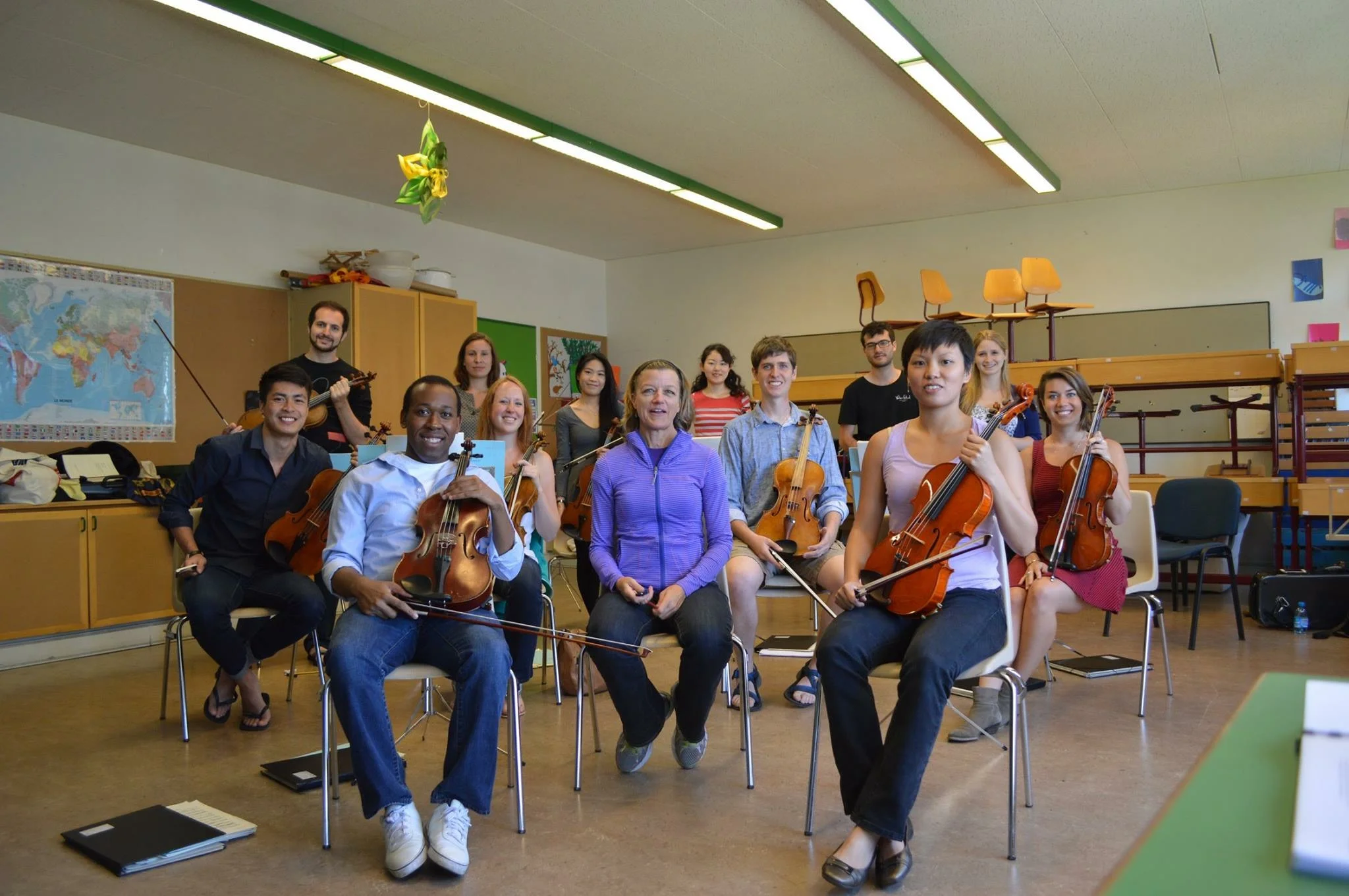 The 2015 VFO viola section