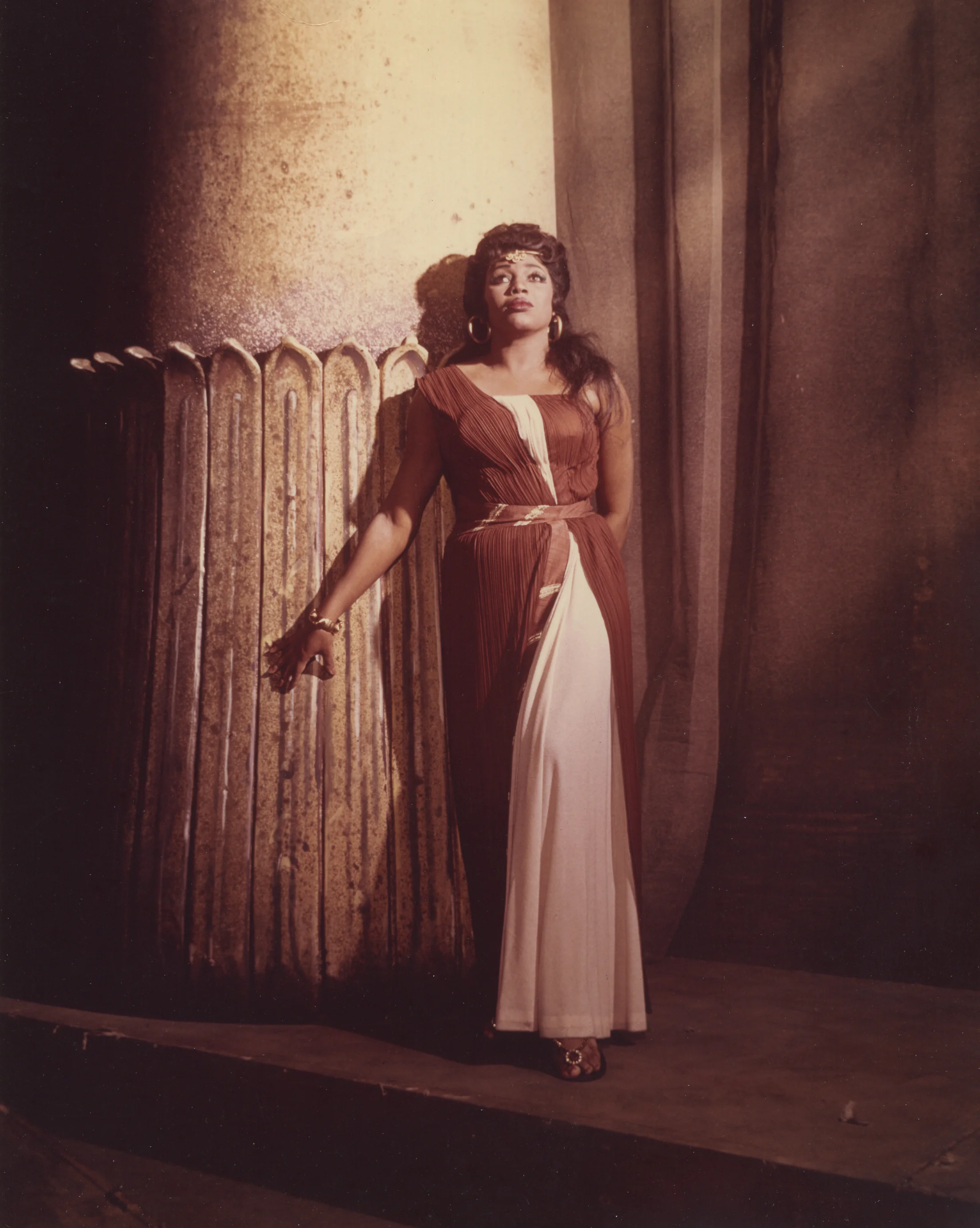Leontyne Price in the title role of Aida (Photo by Louis Melancon/Metropolitan Opera)