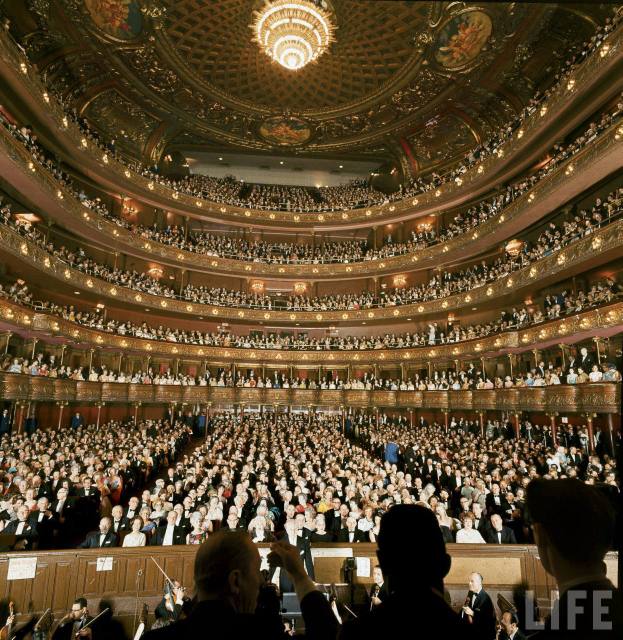 The Last Night at the old Met—April 16, 1966 (Photo from Life Magazine)