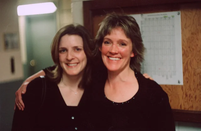 (L-R) Barbara Jöstlein Currie (Fourth Horn since 1997), Michelle Reed Baker (Second Horn since 1990) (Photo by Michael Ouzounian)