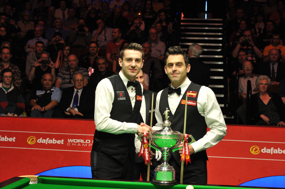 O'SULLIVAN AHEAD IN WORLD FINAL