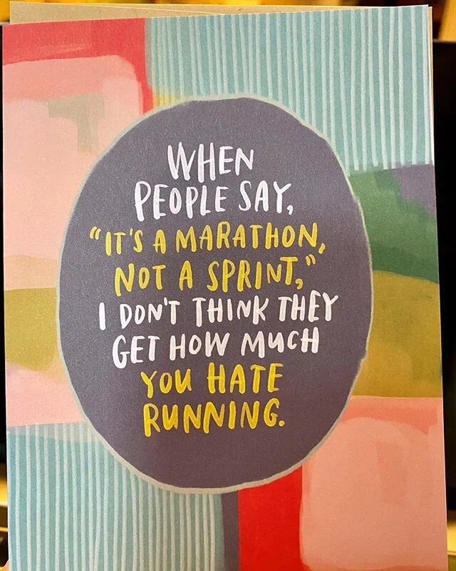 Just in case you need this today.💜
.
@emilymcdowell_ #empathycards are favorites. I first discovered her card line @milagromidwesternspa ...a spot I can&rsquo;t wait to return to #onefineday 
#writeon #sendlove #hanginthere #tgif (#ithink) #coloryou