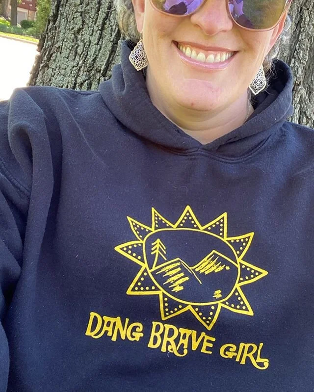 My kids call her #MotherGoose, I call her tried and true. And #onceuponatime she gifted a bit of #kfg wrist love from @dangbravegirl that&rsquo;s rarely left my side&mdash;much like her friendship.
.
This hoodie was at the top of the stack when I got