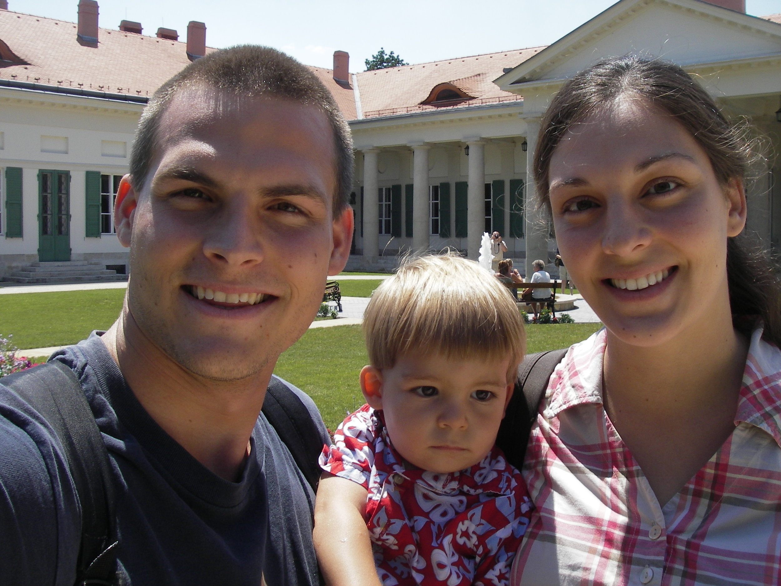 Trevor, Jamie and Troy in Hungary