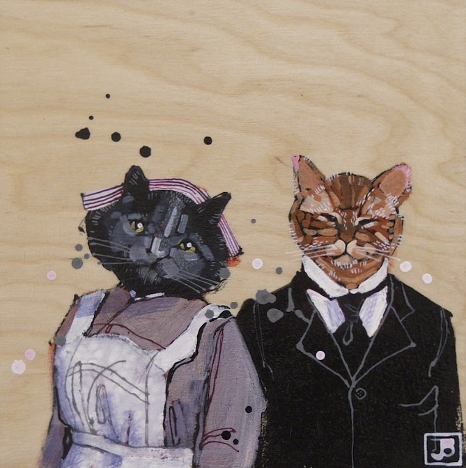 Kitty misread Tracker's leaning into her as a token of affection, not the telltale sign of a dreadful hangover.
