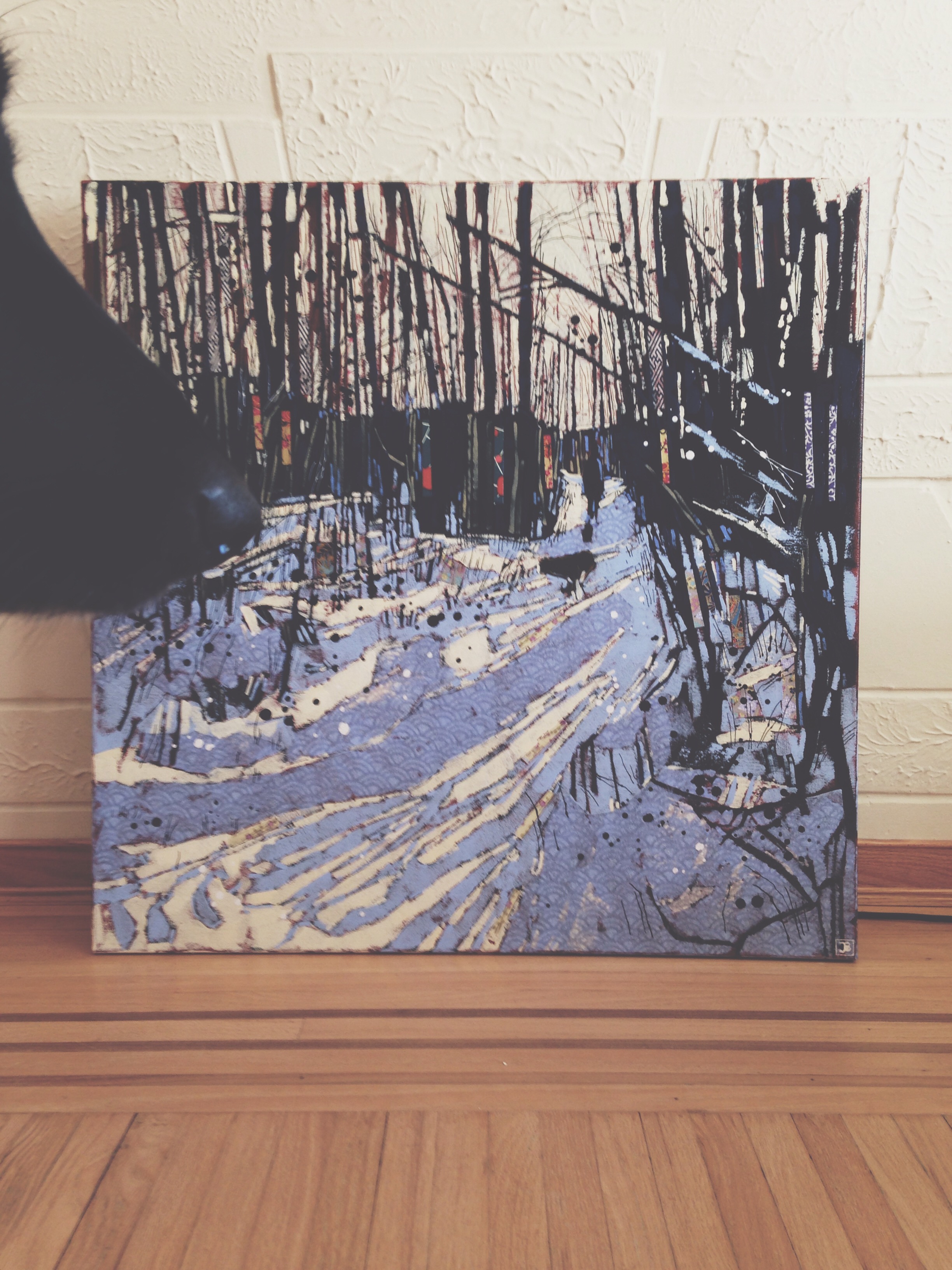 the country of the trees, mixed media on canvas, 30x30, $1350 + tax, 2016