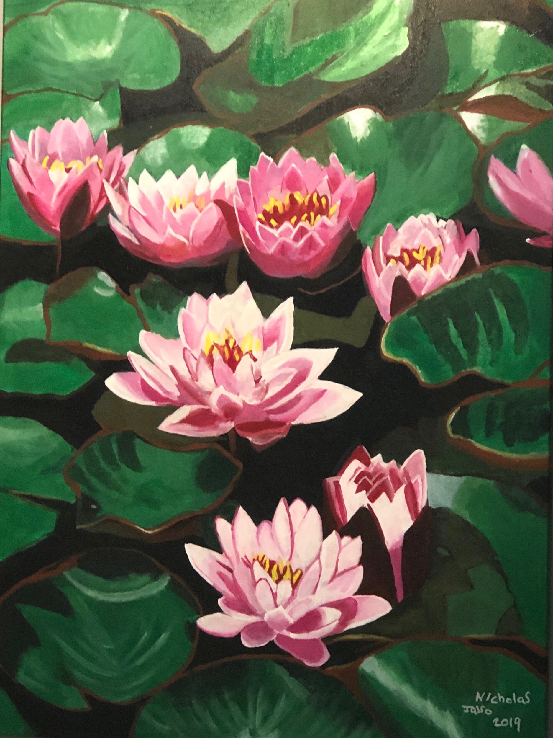 Wild Lotus Painting