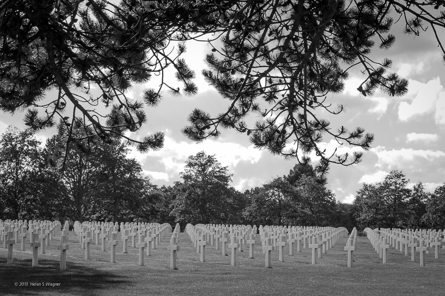  Normandy American Cemetery  Colleville-sur-Mer, Normandy, France 
