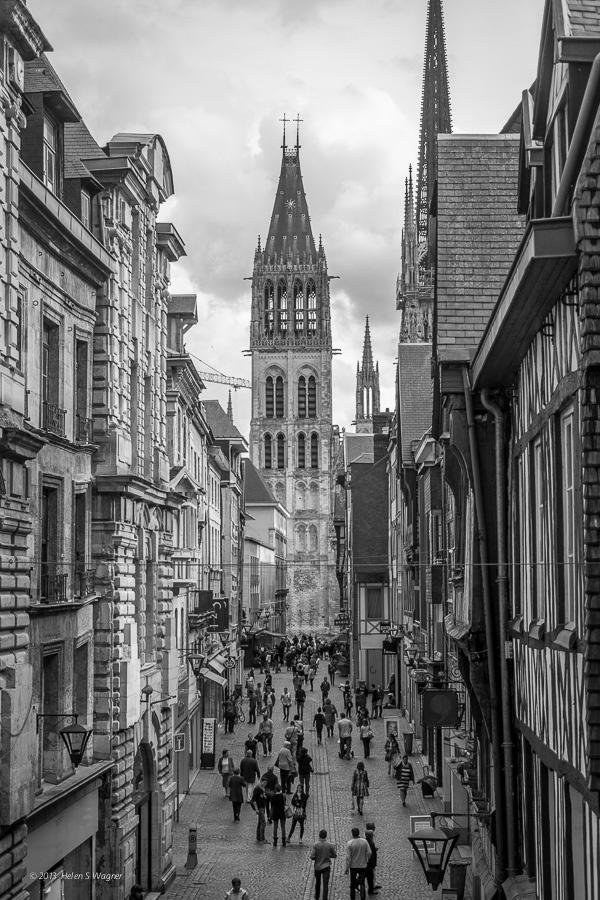 A view of Cathédrale Notre-Dame de Rouen Rouen, France