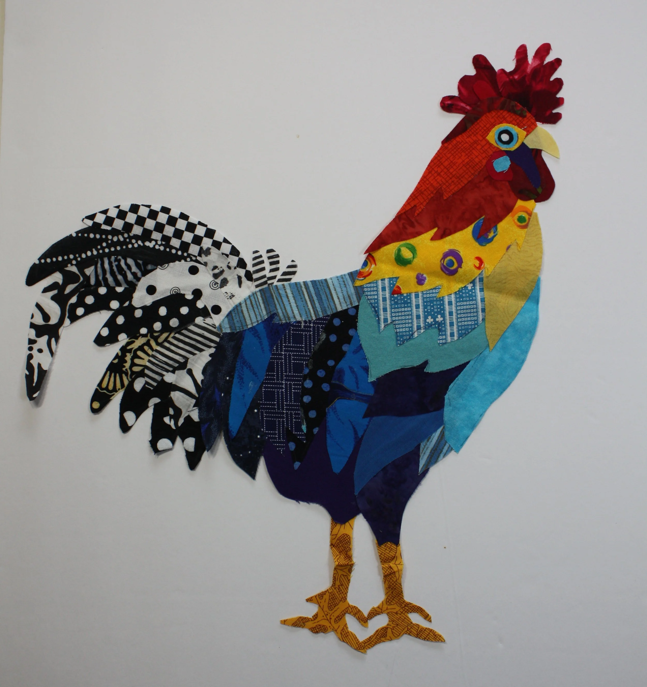 Colorful Rooster by janehaworth.com