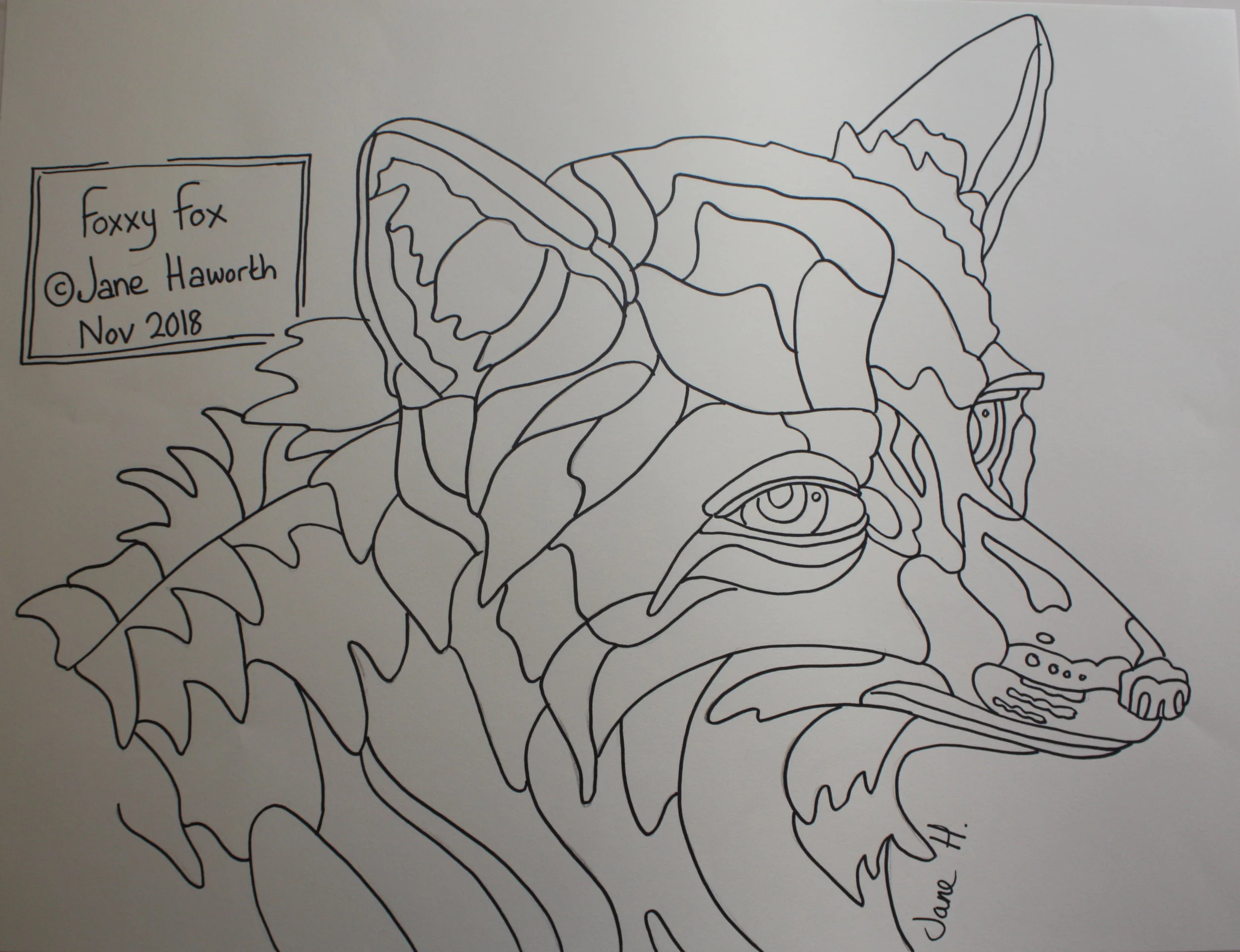 Fox Pattern from janehaworth.com