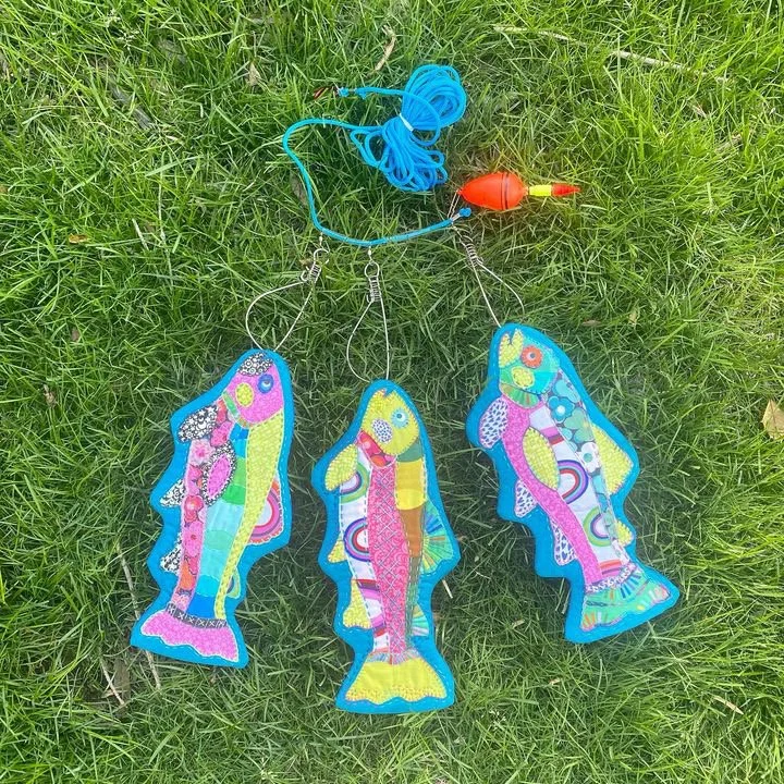 Rainbow Trout Fish and Stitch Pattern — Jane Haworth