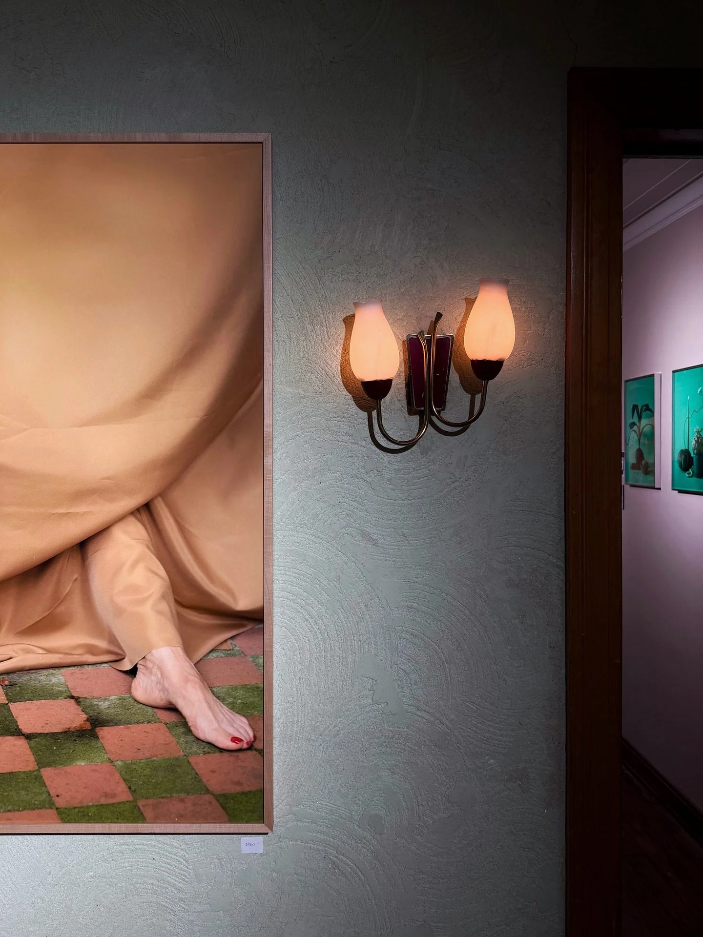 A beautiful exhibit by @okkio.life @studio_marchant illuminated by @ketralighting, picked myself up a great piece. Love to see @aapi_designalliance represent!