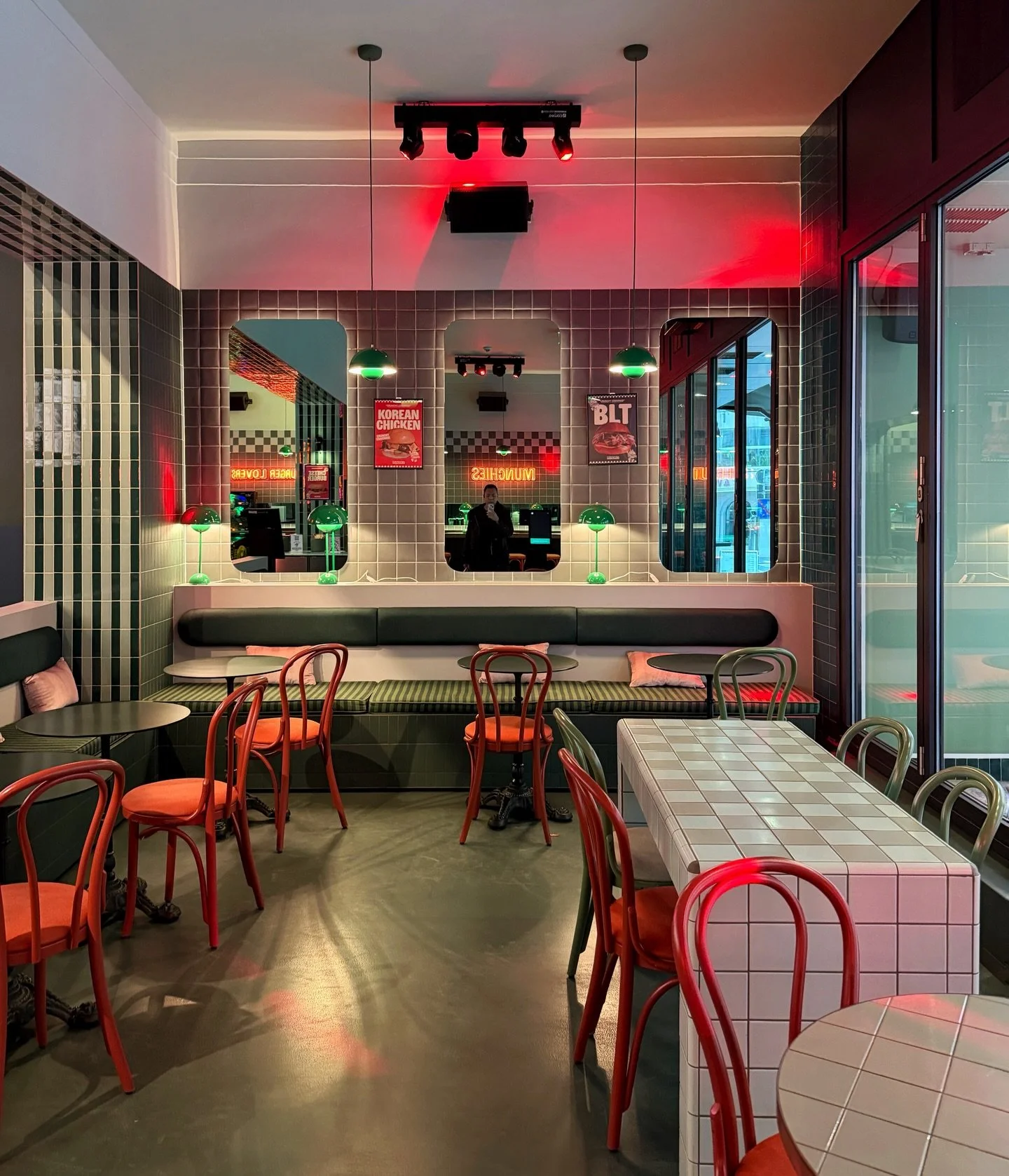 Did a quick trip to Luxembourg after Paris and found a few gems, this retro chic cafe being one of them.