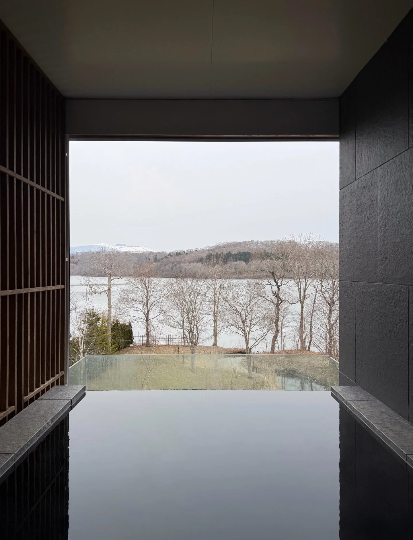 Currently in respite mode at the most idyllic onsen off the southern coast of Hokkaido. Private en suite onsen is the move.