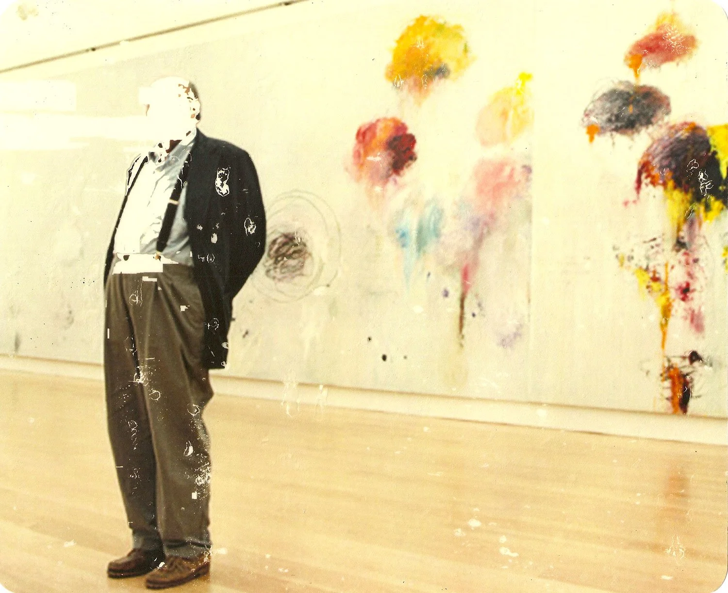  Twombly  — pigment transfer on paper, 8 x 10 inches, 2015