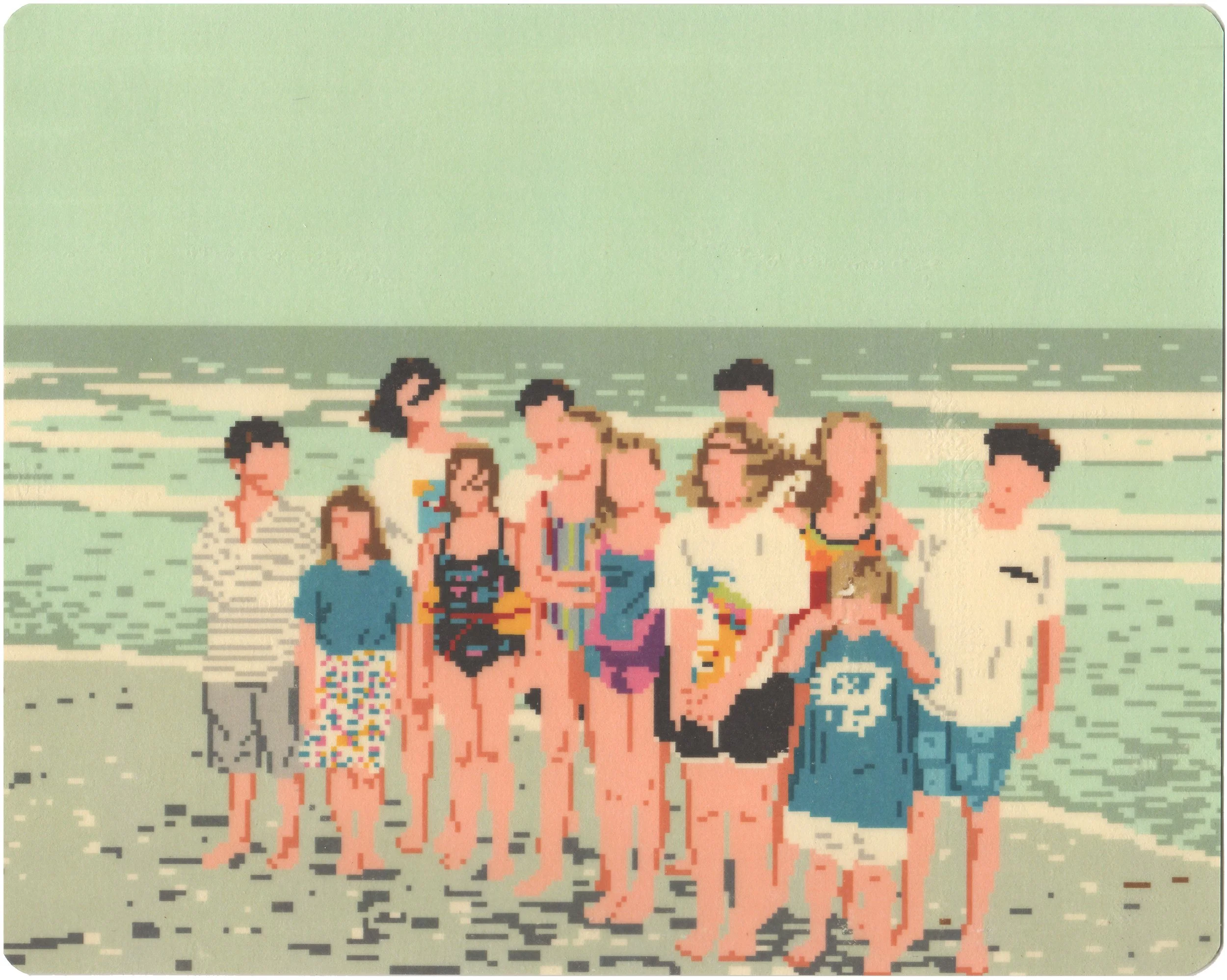  The Land Between Solar Systems  — pigment transfer on paper, 8 x 10 inches, 2012
