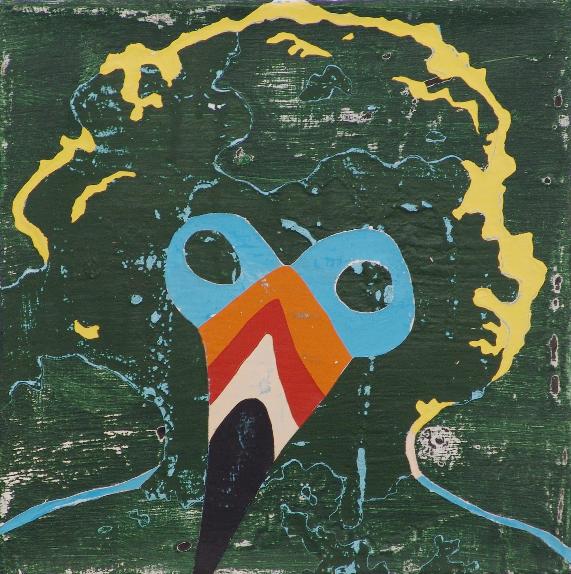  Toucan Sam  — acrylic on canvas, 10 x 10 inches, 2011
