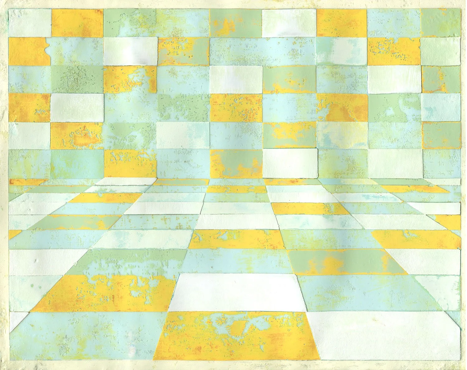  The Spring Room  — acrylic on paper, 8 x 10 inches, 2018