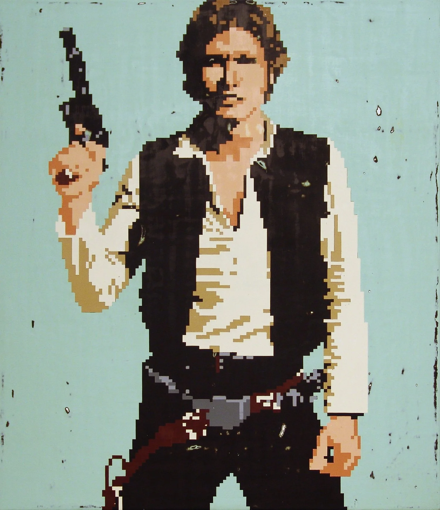  Han Solo  — acrylic on canvas, 30 x 26 inches, 2011