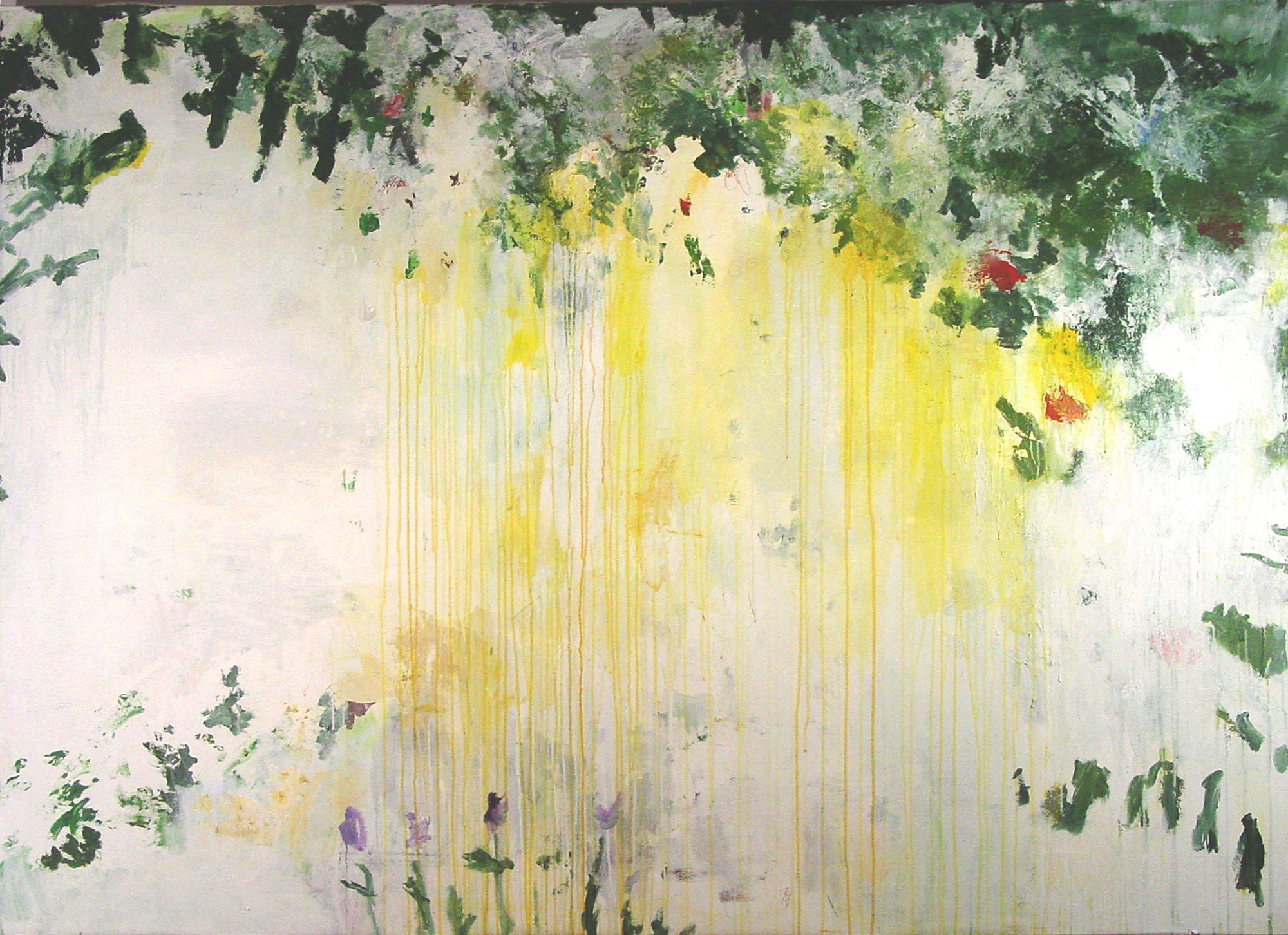  Every Kind of Plant That Bears Seed I  — acrylic, graphite on canvas, 68 x 96 inches, 2003