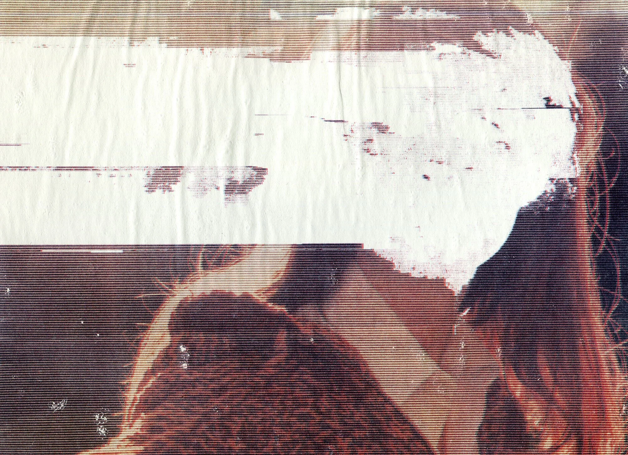  April March  — pigment transfer on paper, 8 x 10 inches, 2025