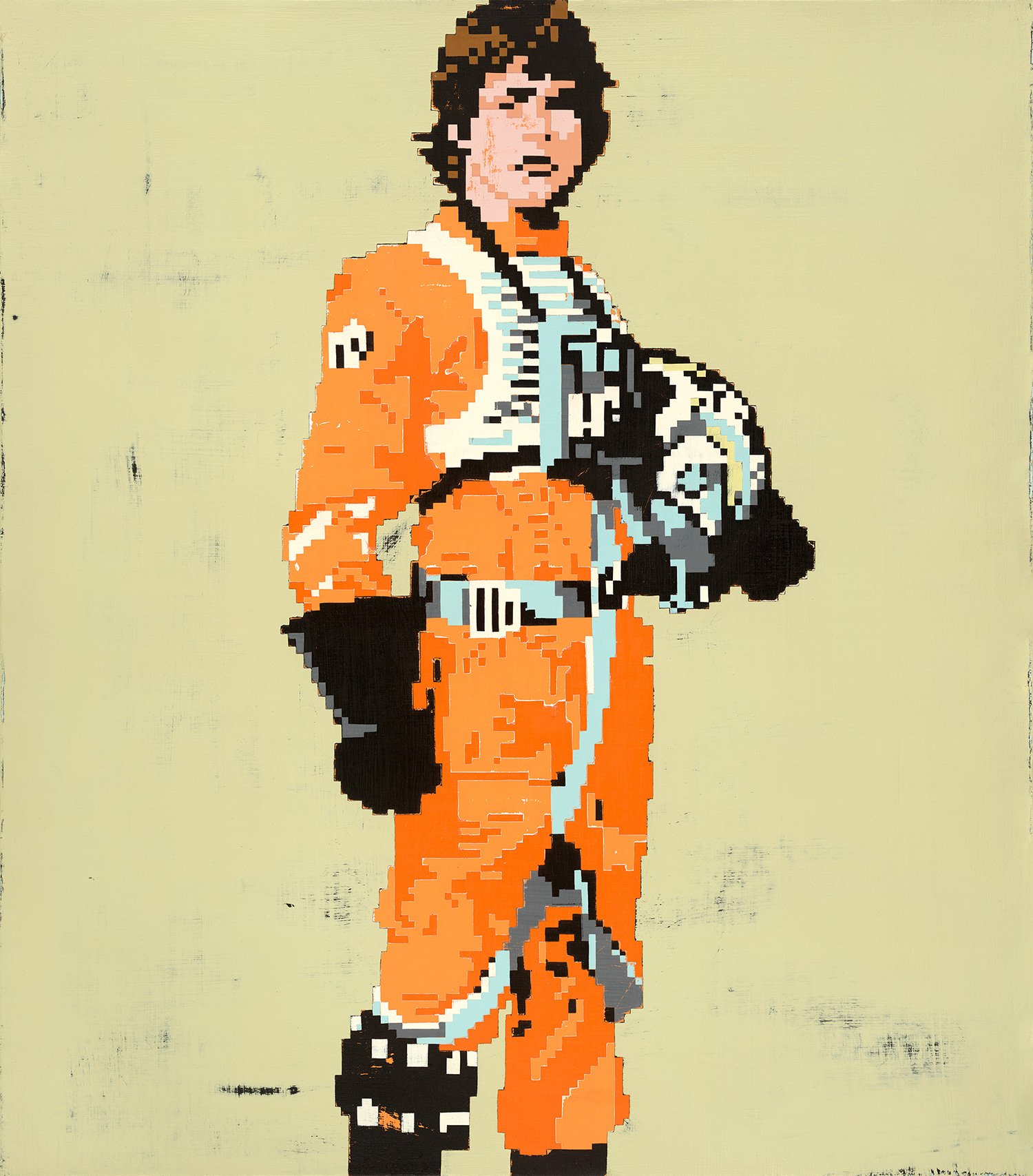  Luke Skywalker  — acrylic on canvas, 60 x 52 inches, 2011