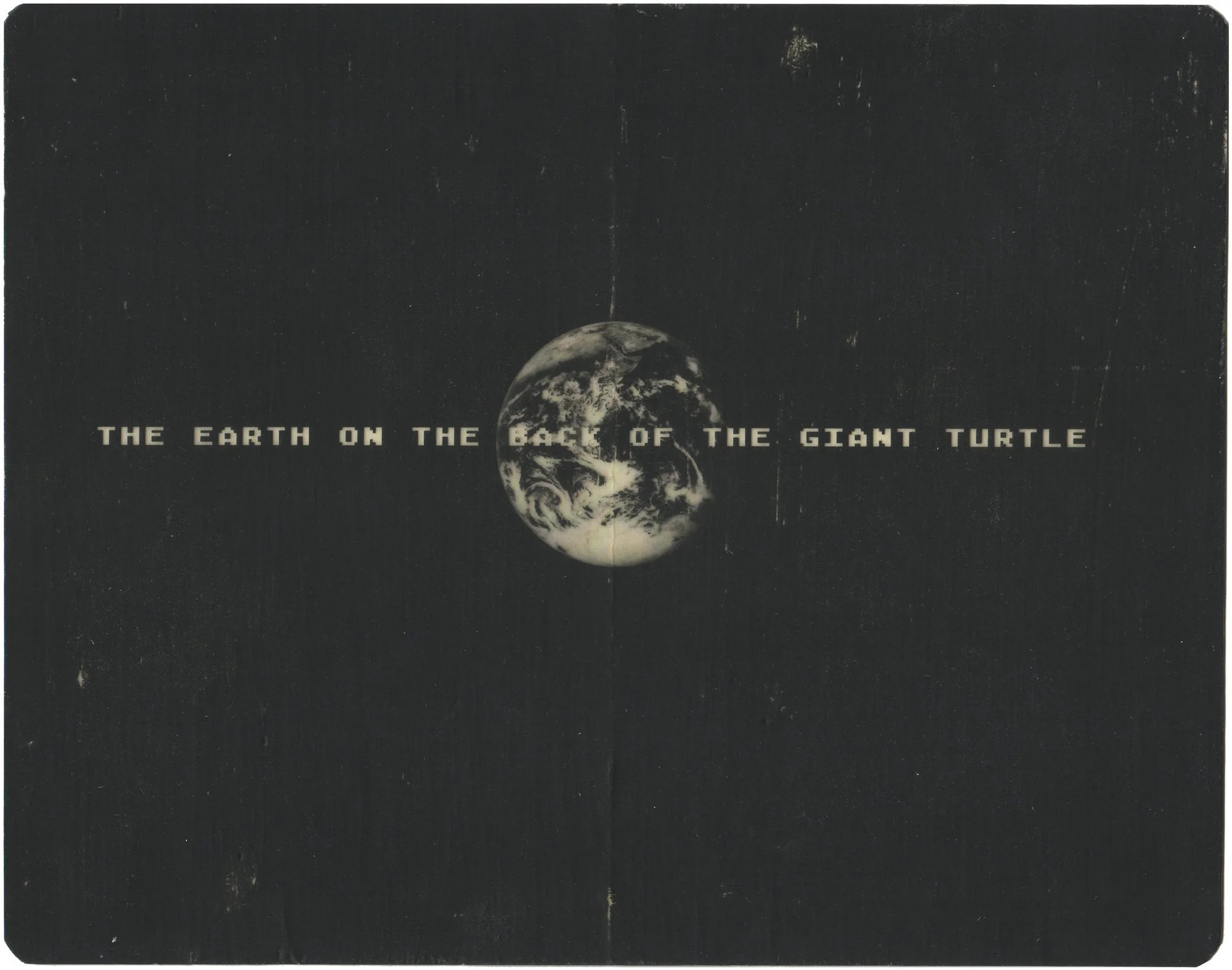  The Earth on the Back of the Giant Turtle  — pigment transfer on paper, 8 x 10 inches, 2008