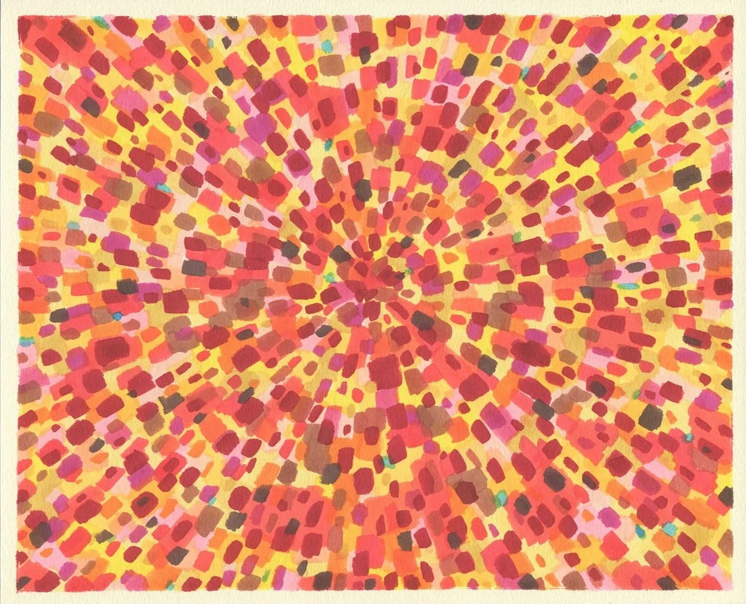 BOOM  — permanent marker on paper, 8 x 10 inches, 2020