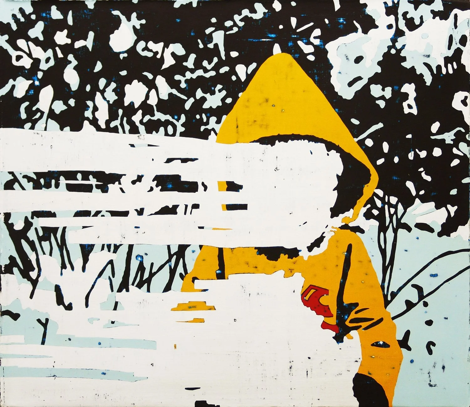  The Fortress of Solitude  — acrylic on canvas, 26 x 30 inches, 2010