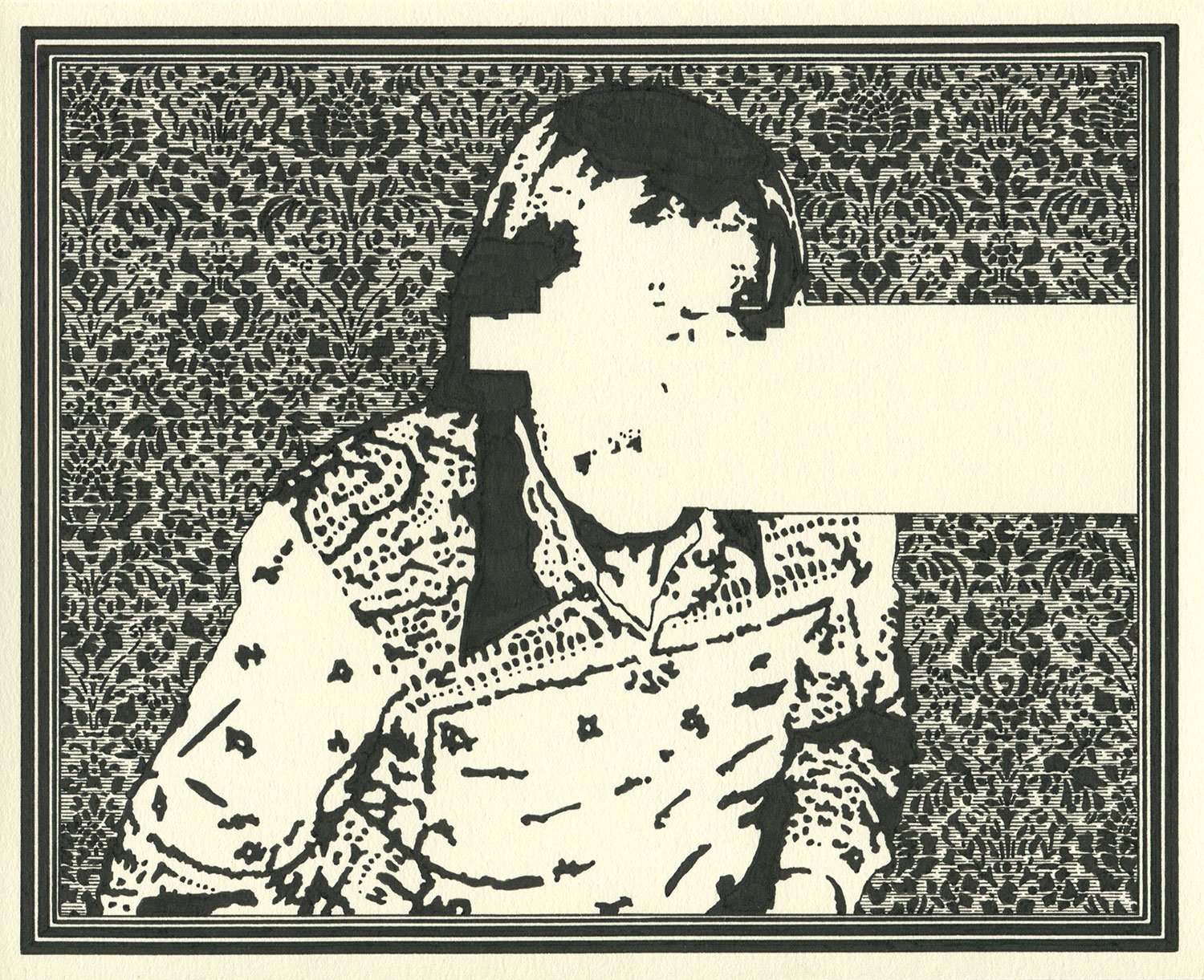  Labor Day Weekend  — permanent marker on paper, 8 x 10 inches, 2020