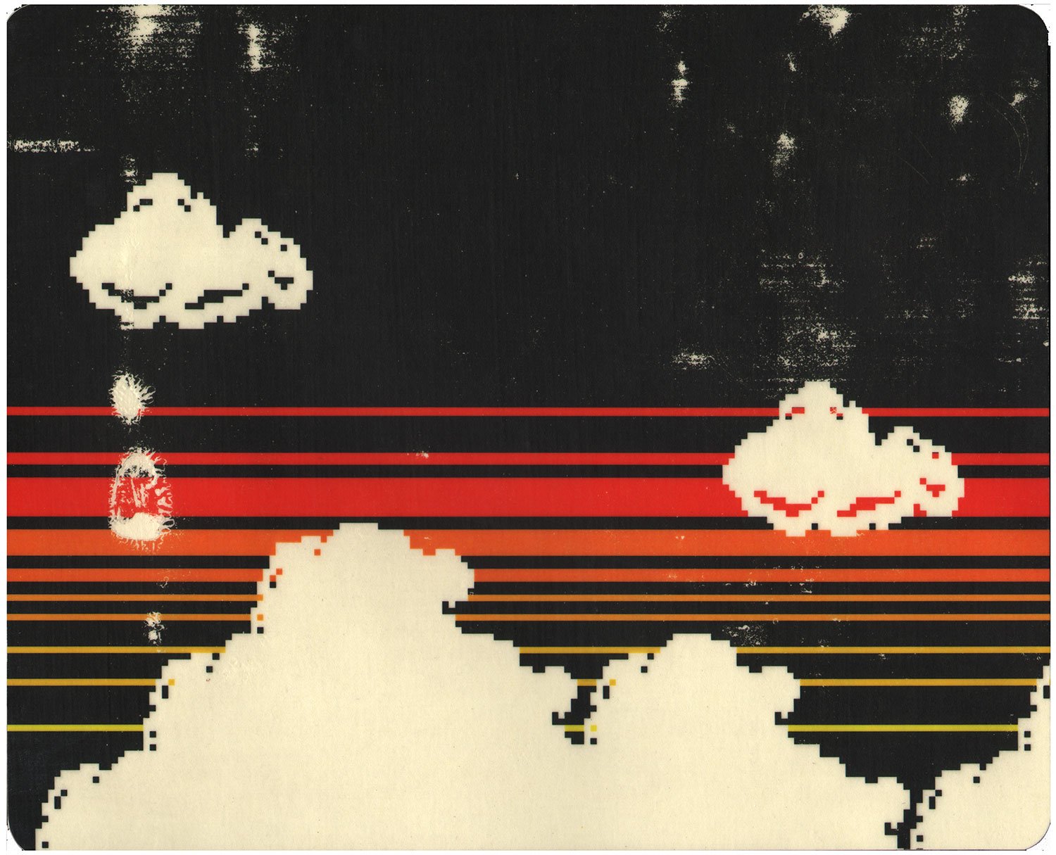  Clouds in the Sky at Sunset  — pigment transfer on paper, 8 x 10 inches, 2010