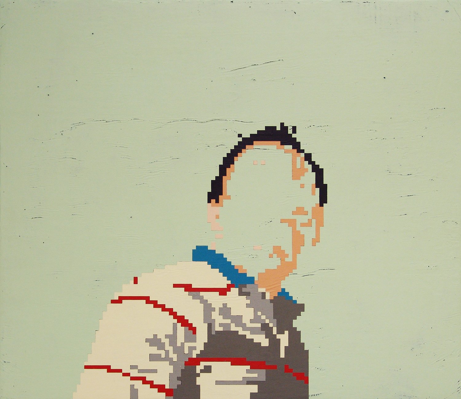  Far Above the Atmosphere  — acrylic on canvas, 26 x 30 inches, 2012