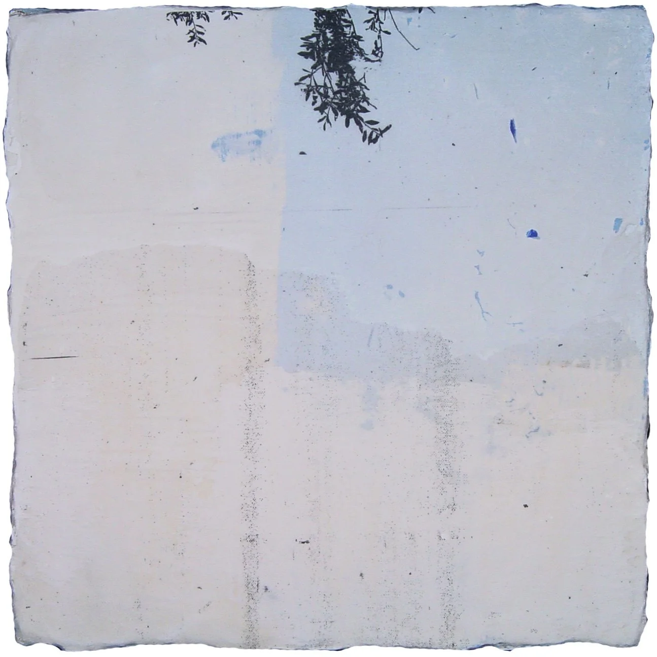  Great Sea Creatures & The Earth on the Back of the Giant Turtle  — acrylic, pigment transfer on canvas, 10 x 10 inches, 2007