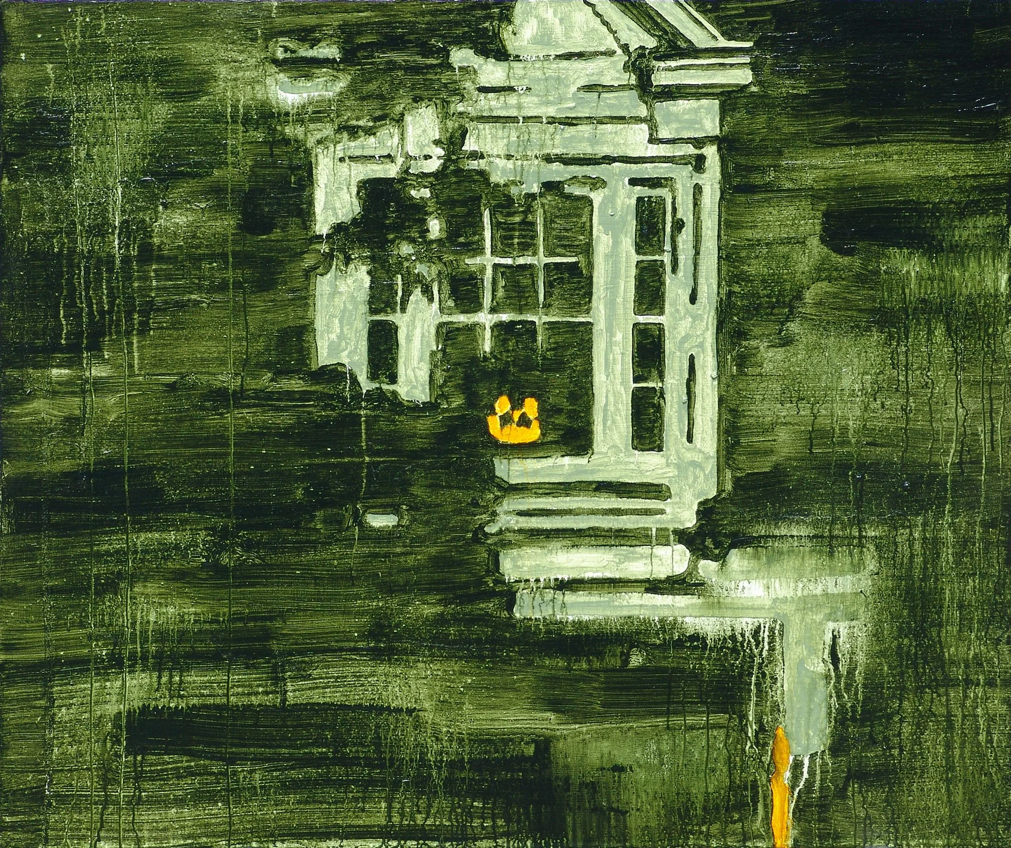  Monster Time  — acrylic on canvas, 36 x 48 inches, 2009
