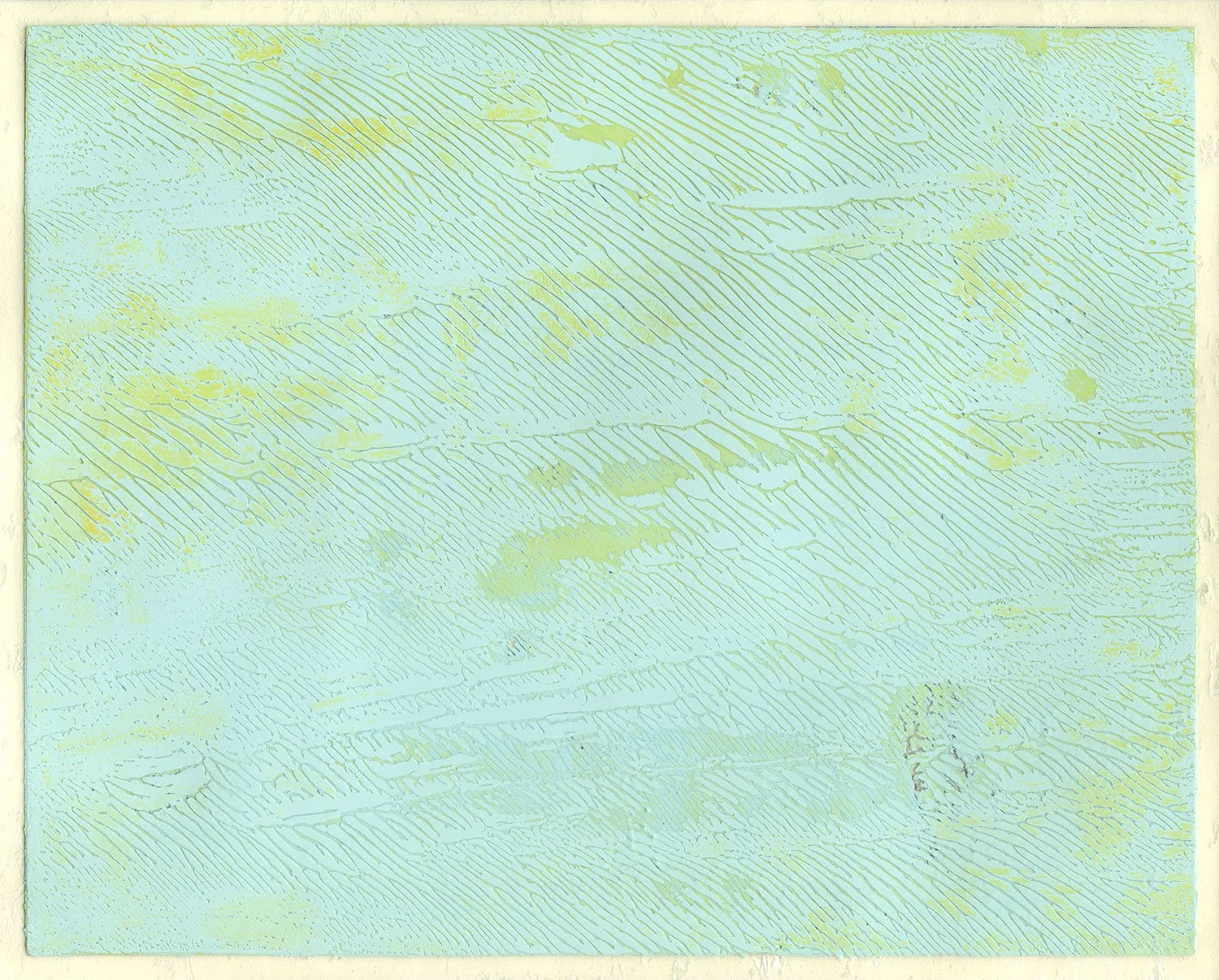  Waves I  — acrylic on paper, 8 x 10 inches, 2019