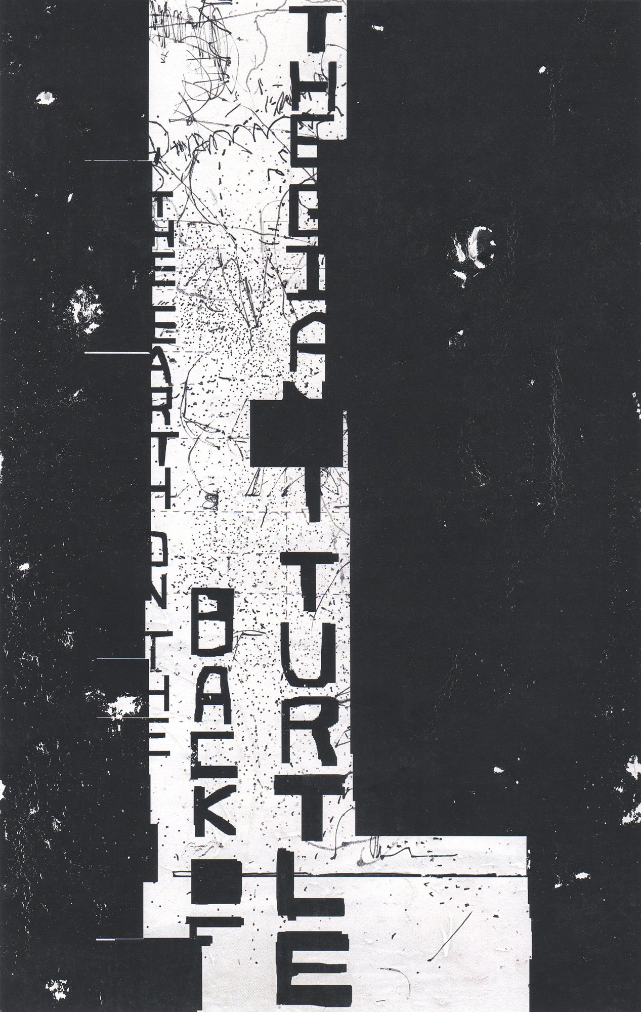  The Earth on the Back of the Giant Turtle  — pigment transfer on canvas, 11 x 7 inches, 2007